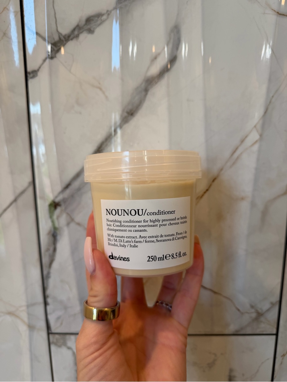 Davines Conditioner - Cream and White Jar